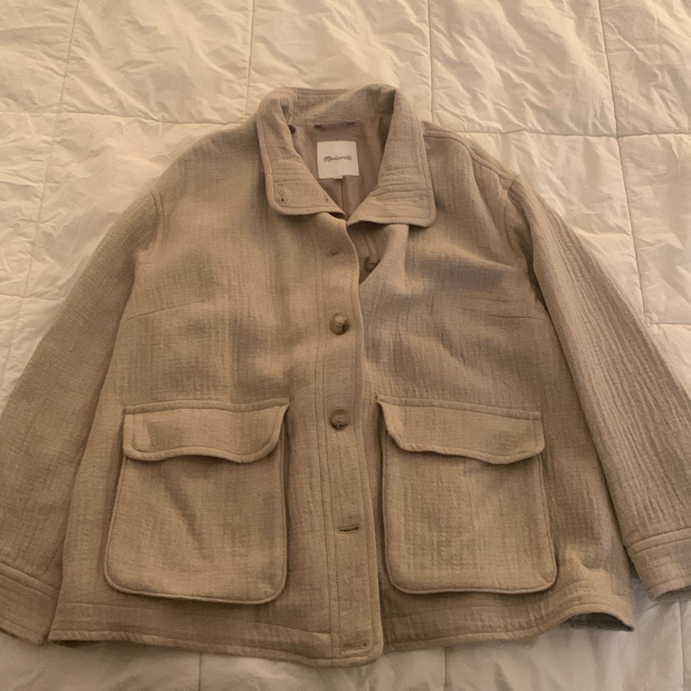 Madewell button-up light jacket